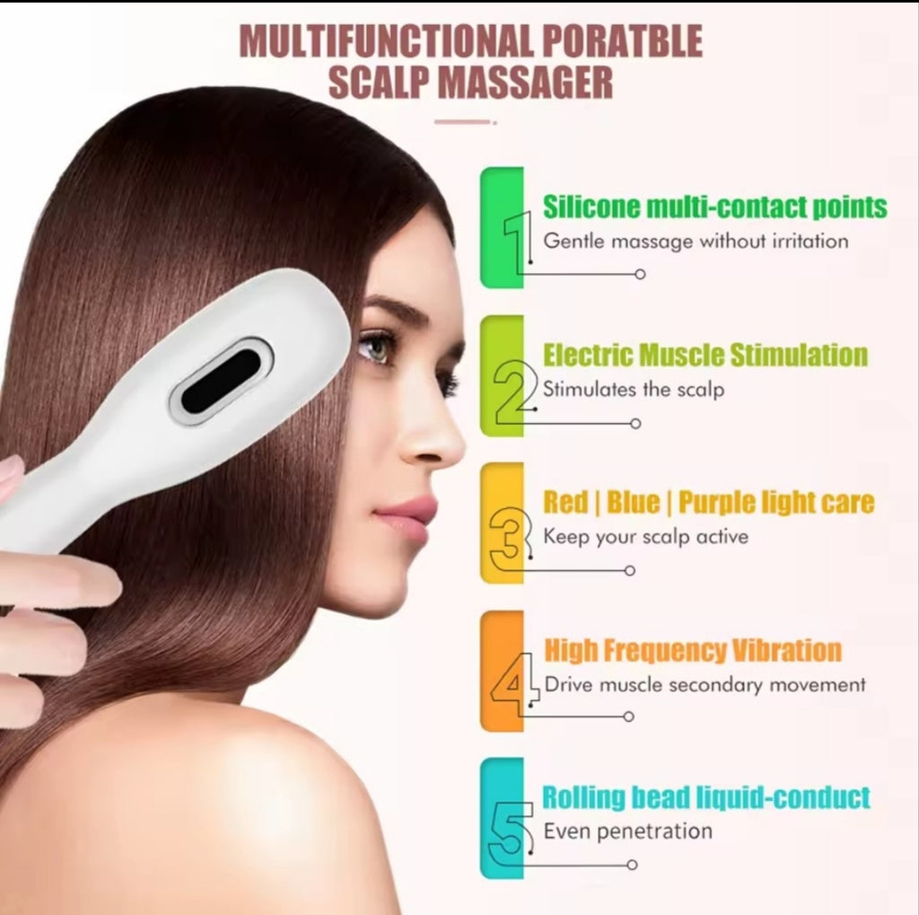 MamiVibe Innovative LED Hair Growth Comb - Professional Hair Loss Therapy